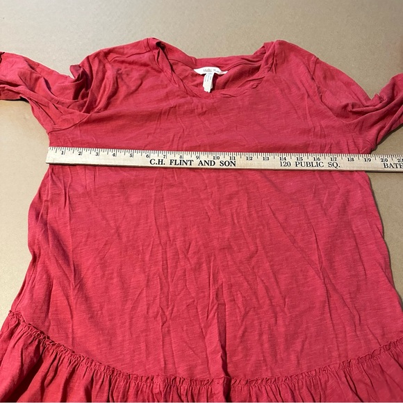 Matilda Jane Red Ruffle Medium Women Top - Picture 4 of 7